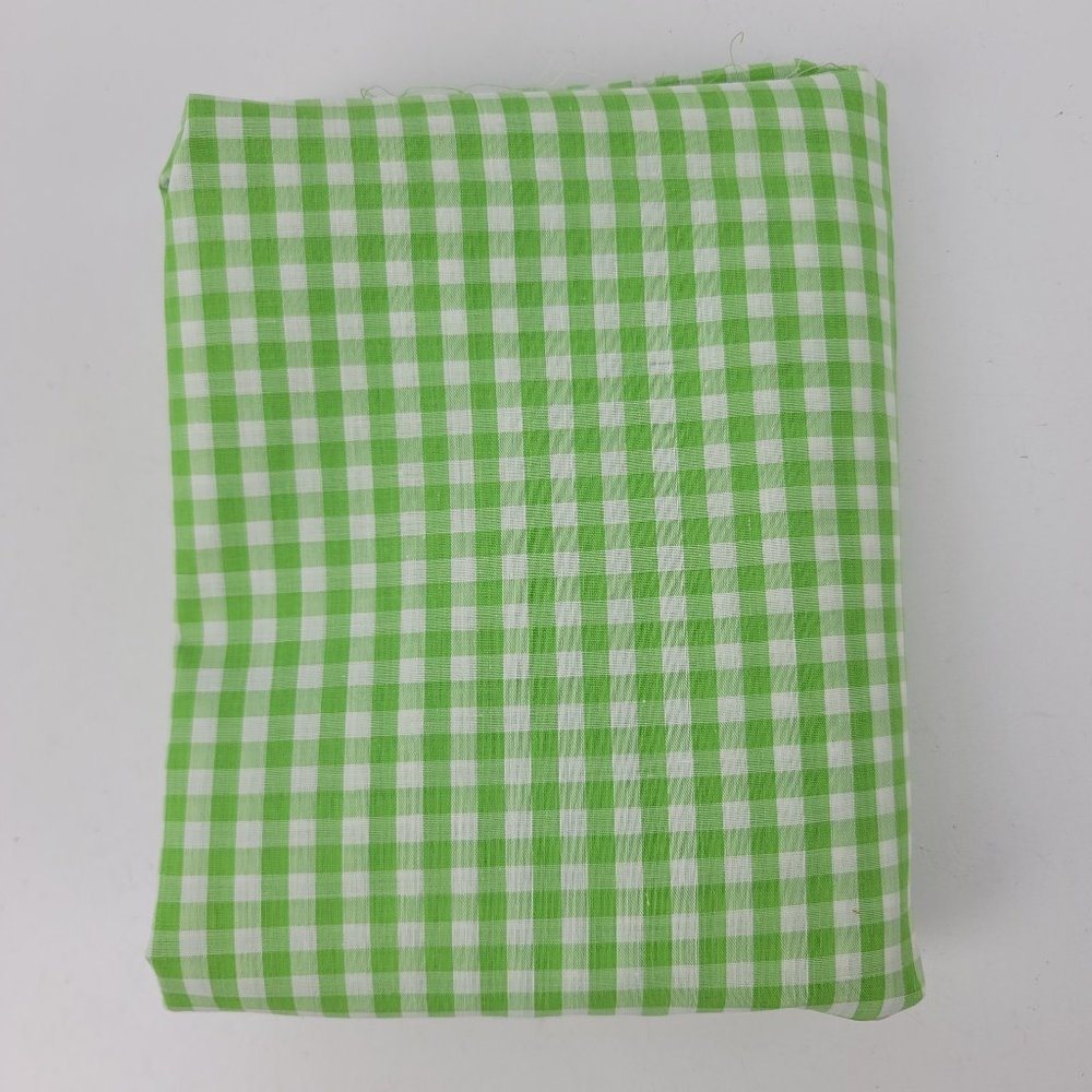 Spring Gingham Fabric 2.1 Yards 76x60" Sewing Crafting